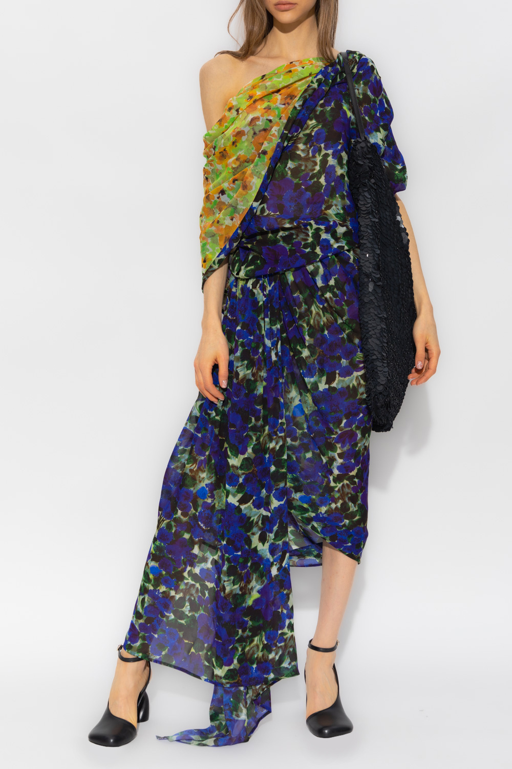 Paper dolls outlet floral midi dress